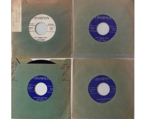 CHAMPION - ROCK N ROLL/ R&amp;B 7" RARITIES. Here we have a superb pack of 4 7" rarities on the Nashville label Champion. Art