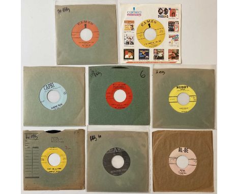 ROCKABILLY/R&amp;R - ORIGINAL US 7" RARITIES. Smokin' selection of 8 x original Rockabilly/R&amp;R 7" rarities on 'A to C' US