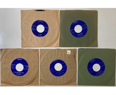 BOBBIN RECORDS - ORIGINAL US 7" RELEASES. Wonderful selection of 5 x original 45s on Bobbin records from the late 50s, a smal
