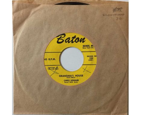 CHRIS KENNER - GRANDMA'S HOUSE/ DON'T LET HER PIN THAT CHARGE ON ME 7" (JUMP BLUES - BARTON 220). Here we have a killer mid-5