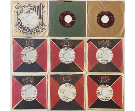 CHALLENGE - ROCK N ROLL/ ROCKABILLY 7" RARITIES. A quality pack of 9 7" singles released on Challenge. Mostly rock n roll/ ro