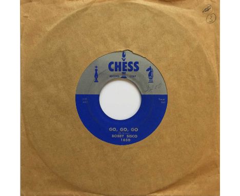 BOBBY SISCO - GO GO GO/ TALL DARK &amp; HANDSOME MAN 7" (CHESS 1650). Here we have another copy of that requisite rockabilly 
