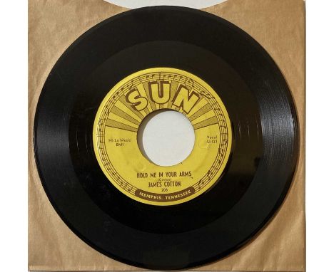 SUN RECORDS COLLECTION - JAMES COTTON - HOLD ME IN YOUR ARMS - SUN 206.   Big rarity now as we head into 1954 now with the tr