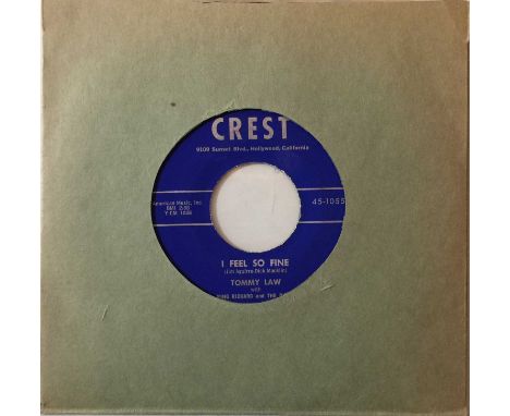 TOMMY LAW - I FEEL SO FINE/ COOL JUICE 7" (ROCKABILLY - 45-1055). Up next we have a classic rockabilly cut by Tommy Law; I Fe