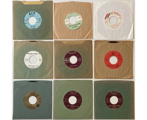 'A LABELS' - ORIGINAL US 7" (R&amp;B/SOUL). Hot grooves with these 19 x original US 45s! Artists/titles/cat. numbers are Barr