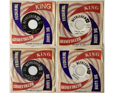 BETHLEHEM RECORDS - ORIGINAL US 7" RELEASES. Jumpin' pack of 4 x scarce original US 7" on Bethlehem dating from the early 196