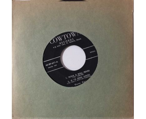 GENE RAY - ROCK &amp; ROLL FEVER 7" EP (ROCKABILLY - COWTOWN 45-EP-677). Here we have the superb 4-track 7" EP by rockabilly 