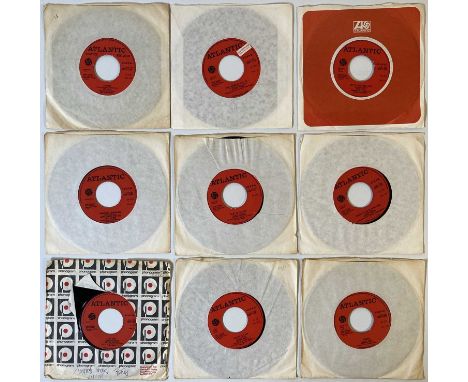 UK ATLANTIC 7". Here we have a smashing pack of 27 7" singles, all UK pressings on the Atlantic label. Includes a small numbe