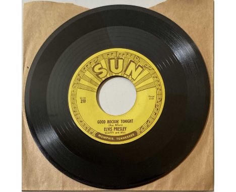 SUN RECORDS COLLECTION - ELVIS PRESLEY - GOOD ROCKIN' TONIGHT - SUN 210.  Another pair of classics here from the King with Go