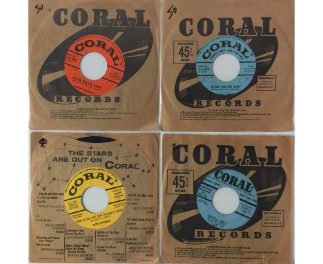 CORAL - ROCK N ROLL/ ROCKABILLY 7" RARITIES. Up next we have a rockin' pack of 4 7" rarites on the Coral label. Artists/ titl