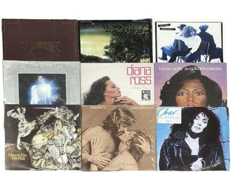 A mixed lot of 12" vinyl LPs - famous songstresses, to include: - Tina Turner, Foreign Affair, Capitol, 1989, ESTU 2103 - Dia