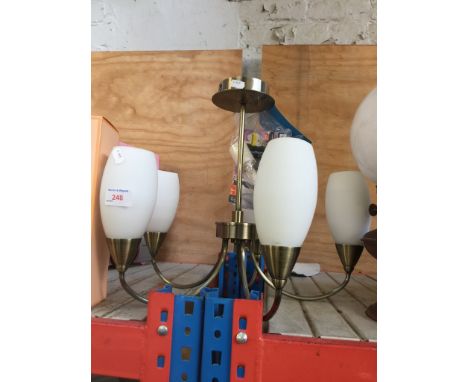 CEILING LIGHT FITTING AND PEACH & MANDARIN REED DIFFUSER