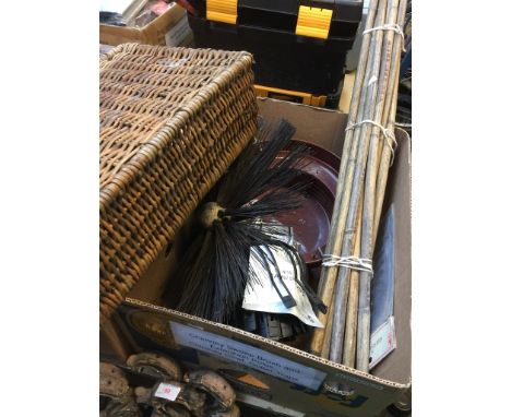 CHIMNEY SWEEP POLES AND BRUSH, CHIMNEY COWL AND GUTTER TRAPS