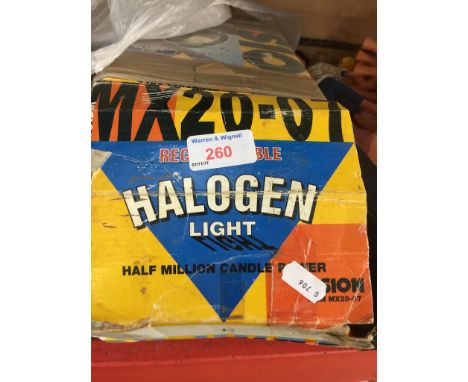 RECHARGEABLE HALOGEN LIGHT