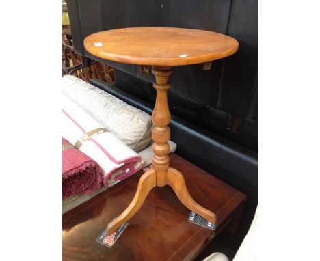 A PINE TRIPOD TABLE