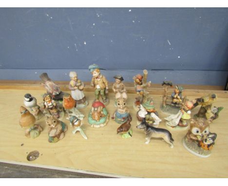 Figurines to include Beswick, Goebel and Pendelfin