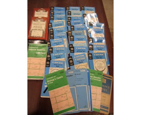 29 vintage ordnance survey maps