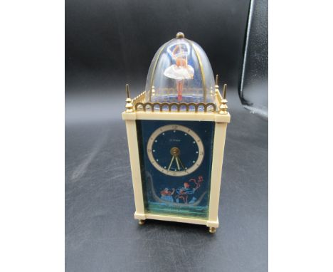 1950's Estyma musical Ballerina alarm clock in box&nbsp;