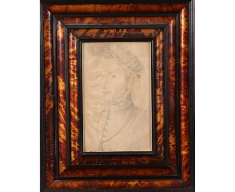Circle of Clouet.Â&nbsp; French school. 16th century (?). Portrait of a Gentleman. Pencil on paper. Property of a Gentleman. 
