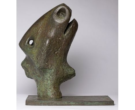 Henry Moore (1898-1986). Animal Head, 1956. Signed and numbered 7/10. Bronze. Casts: Rijksmuseum KrÃ¶ller-MÃ¼ller, Otterlo 10