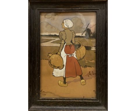 To be sold without reserve Circle of Sir William Nicholson (1872-1949)A pair of vignettesOne of two sailorsOne of a lady carr