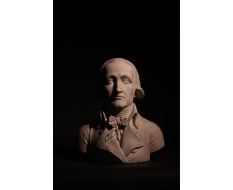 To be sold with no reserve. 19th Century. Portrait bust of notable man of letters.Â&nbsp; Marble. Property of a Distinguished