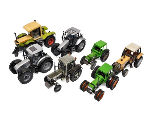 A group of 1/32 farm models comprising tractor issues from Britains, Universal Hobbies, ROS, Siku and Lone Star; to include D
