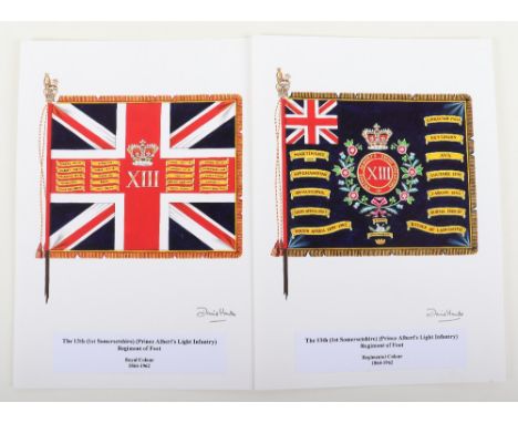 David J Hunter Regimental Colour of the 13th (1st Somersetshire) Prince Albert's Light Infantry) Regiment of Foot 1864-1962, 