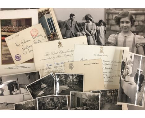 Interesting collection of informal Royal Family photographs - including Queen Elizabeth, Prince Philip and the Queen Mother i