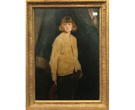 After HARRINGTON MANN (20th century) BritishA photographic print of Daphne du Maurier, when 16 years old, framed.