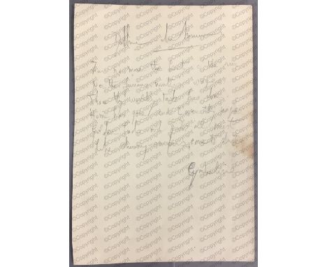 Daphne du Maurier: (1907 - 1989) British Author, A.Q.S handwritten quotation from William Shakespeare's Cymbeline in pencil, 