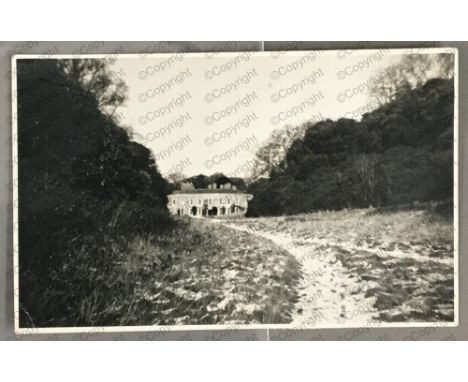 Daphne du Maurier: (1907 - 1989) British Author, A.L.S. 'Bing', Mena, 24th Aug 1955, black and white postcard of Menabilly, t