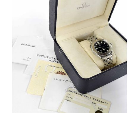 Omega Seamaster America's Cup Limited Edition Professional Chronometer automatic stainless steel gentleman's bracelet watch, 