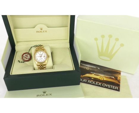 Rolex Oyster Perpetual Datejust Superlative Chronometer 18ct gentleman's bracelet watch, ref. 16018, circa 1977, serial no. 5