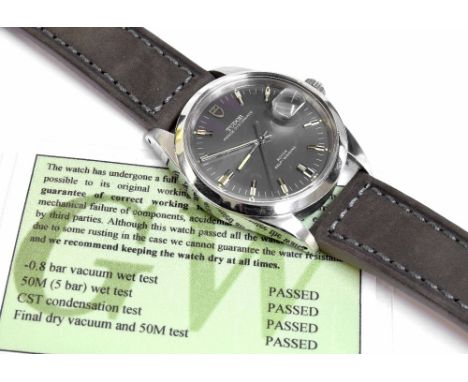 Tudor Prince Oysterdate 'Jumbo' Rotor Self-Winding stainless steel gentleman's wristwatch, ref. 7024, circa 1971, serial no. 