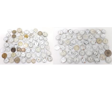 Assortment of pocket watch dials (100 approx)
