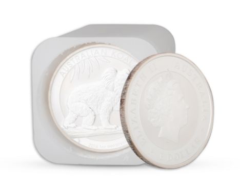 A QUANTITY OF 19 COINS: AUSTRALIAN KOALA QEII, 2016 $1=1oz of fine silver coins, 595.8 g.