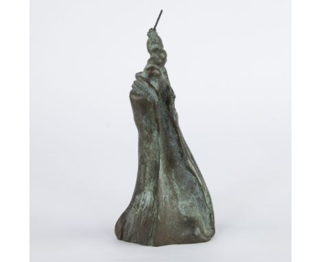 Maria TALAGA (1946), bronze sculpture, signedMaria TALAGA (1946), bronzen sculptuur, getekendH 26.5 cm