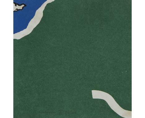 Raoul DE KEYSER (1930-2012), silkscreen ‘Landscape with tube’ (1969), numbered 86/100 and signedRaoul DE KEYSER (1930-2012), 