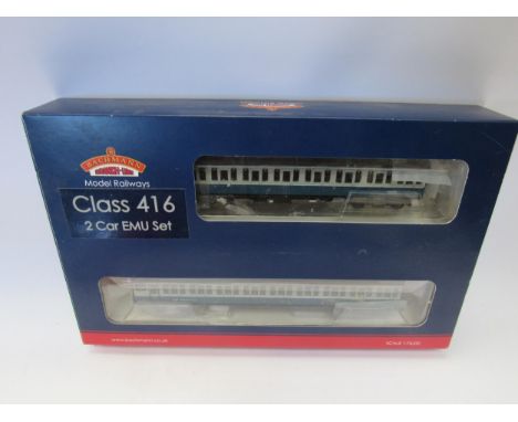 A boxed Bachmann Branch-Line 00 gauge 31-377 Class 416 two car EMU set 