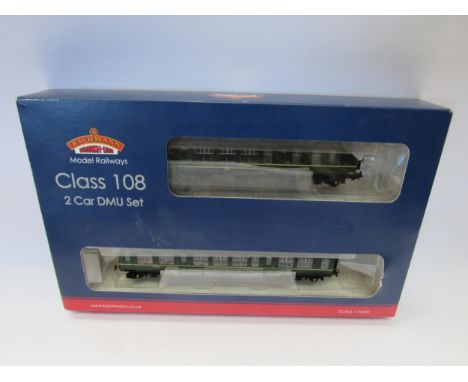 A boxed Bachmann Branch-Line 00 gauge 32-900B Class 108 two car DMU set 