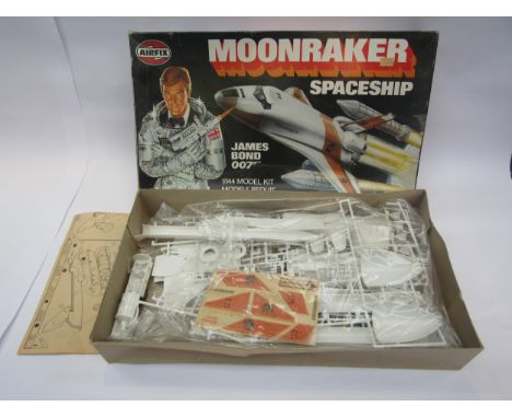 An Airfix James Bond Moonraker Spaceship 1:144 scale plastic model kit 