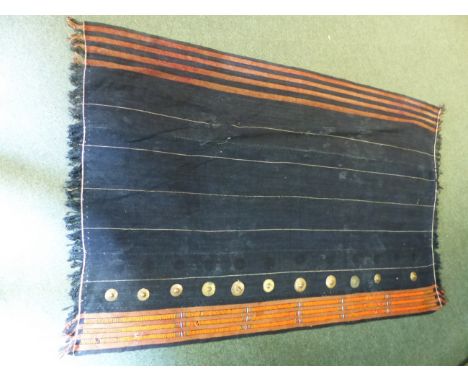 A QTY OF NORTH AFRICAN WOVEN TEXTILES.
