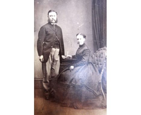 A collection of approximately 290 Victorian carte de visite portrait studies, (qty).