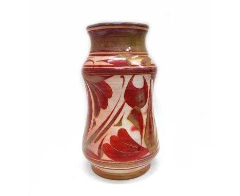 An Alan Caiger-Smith Aldermaston pottery vase, 23.5cm high.