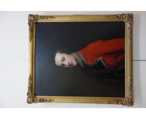 English School, 18th Century, Portrait of John Gibson, oil on canvas, 74cm x 62cm.
