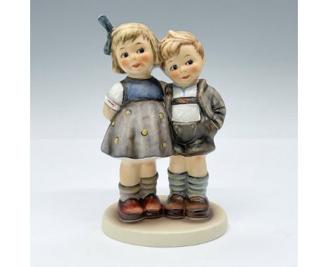 Exclusive edition celebrating the 10-year membership of the M.I. Hummel club. Hand painted figurine of a young boy and girl. 