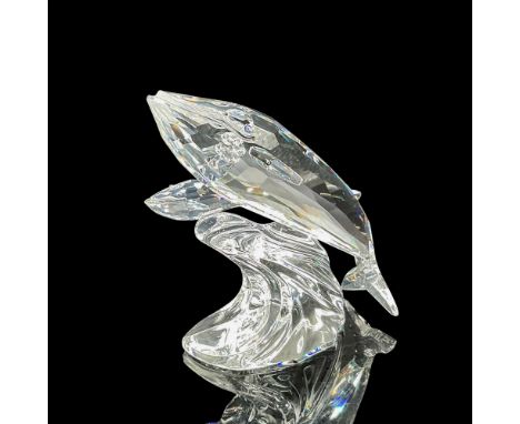 Annual edition 1992 Crystal Society. Brilliant clear crystal figure of mother and baby with blue crystal eyes. Swarovski back
