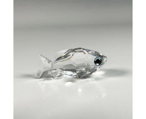 Adorable clear crystal goldfish figure with accents on its beautiful eyes to change based on light and angle. Swarovski swan 
