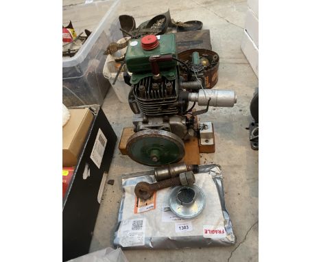 A VILLIERS PETROL STATIONARY ENGINE 